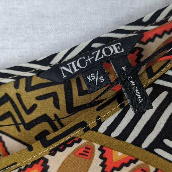 NIC+ZOE NORDSTROM TUNIC / CAFTAN TOP - Picture 3 of 10